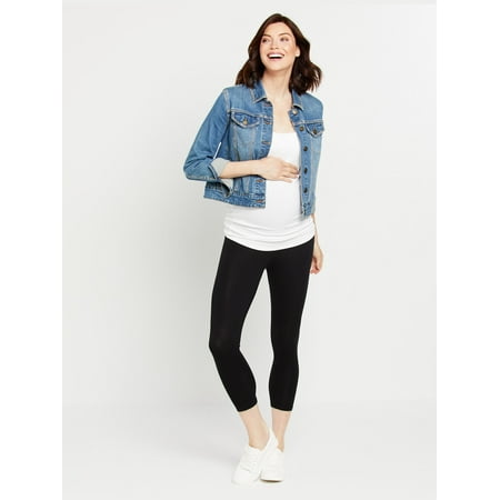 

Motherhood Maternity Basic Layering Secret Fit Belly Maternity Crop Leggings