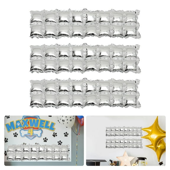 WINOMO 3pcs Airplane Birthday Party Supplies with Aluminium Foil for Party Atmosphere
