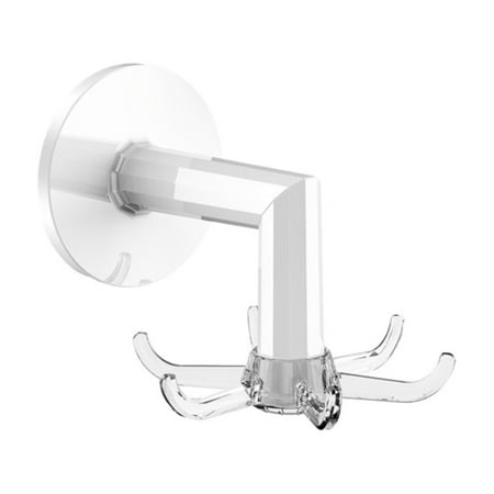 

ZEELIY Wall Hook 360 Rotating Wall Hooks Punch Kitchen Utensil Hanging Rack for Spoon Spatula Towel Organizer