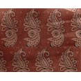 thumbnail image 4 of oneOone Georgette Viscose Orange Fabric Geometric|Paisley & Floral Block Craft Projects Decor Fabric Printed By The Yard 42 Inch Wide, 4 of 4