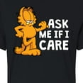 thumbnail image 3 of Garfield - Ask Me If I Care - Juniors Cropped Cotton Blend T-Shirt, 3 of 5