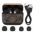 thumbnail image 1 of Auriculares inalámbricos Ts100 con Bluetooth 5.0, deportivos, estéreo HIFI, resistentes al sudor y con micrófono, color negro, 1 of 14