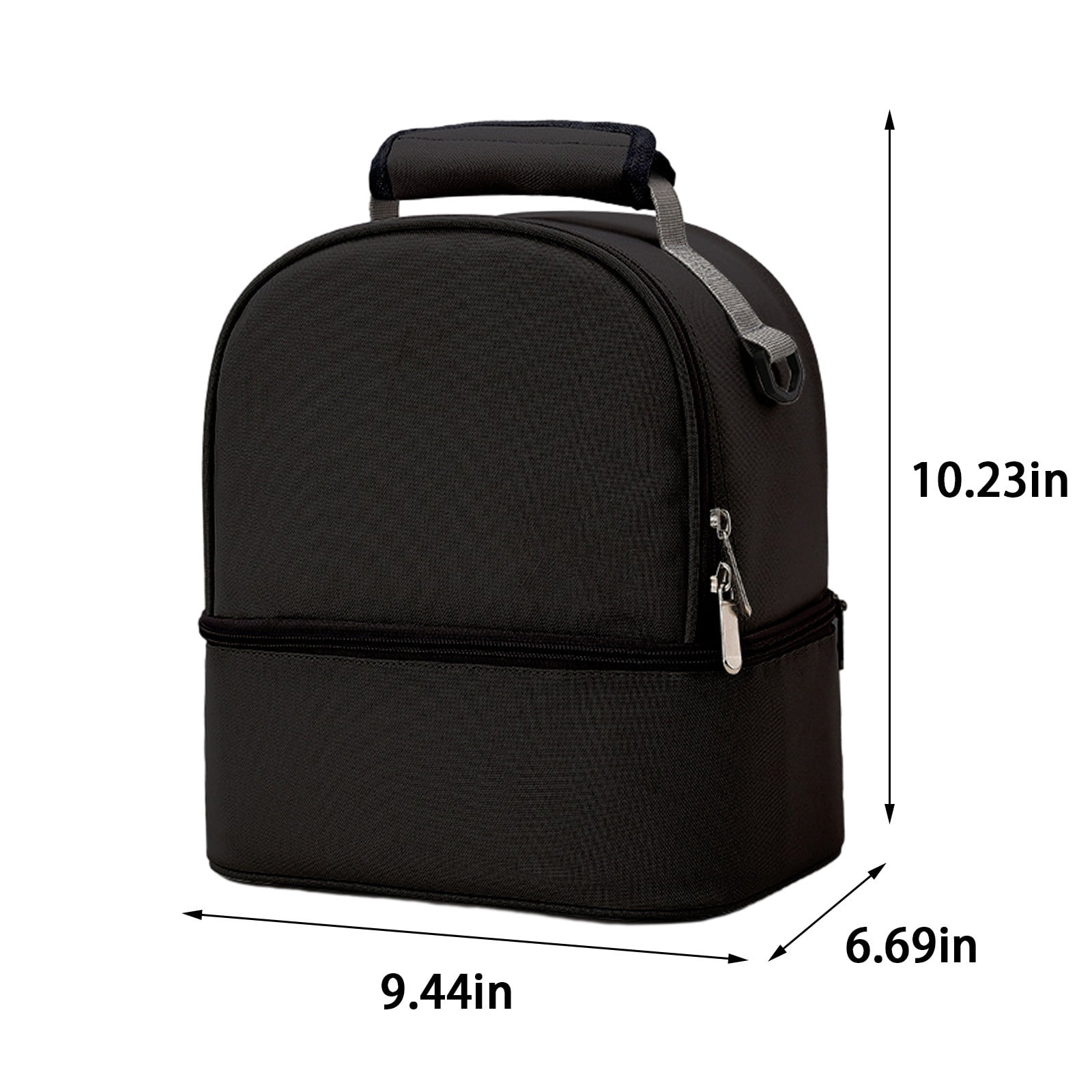 Tuphregyow Portable Insulated Breastmilk Storage Backpack Mommy Bag with Ice Pack, Ideal for Mother and Baby, Refrigerated for Long lasting Preservation Black