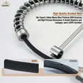 thumbnail image 4 of CASAINC Single Handle Kitchen Faucet with Pull Down Sprayer, Deck Mounted, Brushed Nickel, 4 of 4