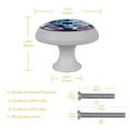 thumbnail image 5 of Wolf Round Glow-in-the-Dark Fluorescent Cabinet and Dresser Knobs - 4-Pack, 5 of 6