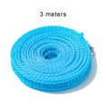 thumbnail image 4 of Inteprter Tendedero de 3/5/8/10M, cuerda de tipo valla, línea de ropa portátil de viaje, edredón, cuerda de ventilación, perchas para Decoración del hogar Azul 300cm, 4 of 6