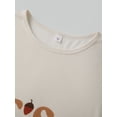 thumbnail image 6 of Thanksgiving Matching Pajamas for Family Letter Maple Leaf Print Long Sleeves Top Pant Loungewear, 6 of 10
