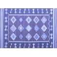 thumbnail image 1 of Ahgly Company Machine Washable Indoor Rectangle Southwestern Blue Country Area Rugs, 8' x 12', 1 of 4