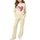 thumbnail image 2 of Cowsor Little Girls Outfits 2 Piece Toddler Long Sleeve Sweatshirt Leggings Pants Clothing Set, 2 of 5