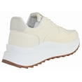 thumbnail image 3 of TOP MODA Women Chunky Fashion Sneakers Casual Lace-Up Walking Shoes Comfort Trainers Platform Thick Sole INU-1 Ivory Beige Denim 8, 3 of 6