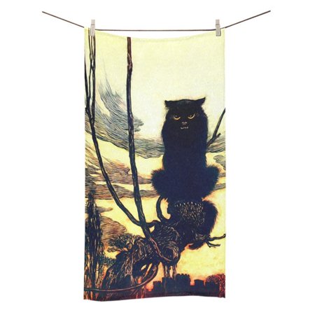 MYPOP Fairytale Animal Shower Towel Bathroom Bath Towel 30x56 inches