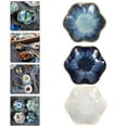 thumbnail image 3 of MasteelfCA 3Pcs Ceramic Sauce Plates Appetizer Plates Sauce Dishes Sauce Holders (Assorted Color), 3 of 7