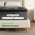 thumbnail image 3 of Behost Twin Mattress 10 inch Soft Memory Foam Medium Firm Hybrid Mattress in a Box, 3 of 10