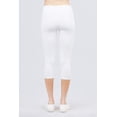 thumbnail image 3 of MOA COLLECTION Women's Workout Capri Length Leggings Pants, 3 of 5