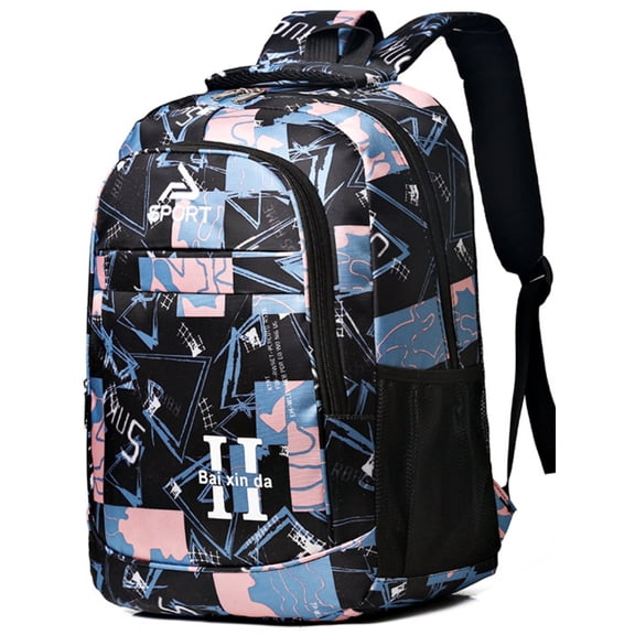 Tyethy School Backpack Girls Bookbag Large Lightweight Kids Backpack Multi-pockets Casual School Bag for Teens Students, Pink