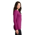 thumbnail image 3 of Port Authority Ladies Concept Stretch Button Front Cardigan-XS (Magenta), 3 of 4