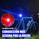 thumbnail image 3 of 4 pzs Luces Usb Recargable Led Estrobo Para Bicicleta 5 Modos Lab.G, Negro, 3 of 5