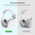 thumbnail image 2 of Funda rígida para AirPods Max ProCase con funda de silicona para auriculares, color gris, 2 of 7