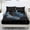 Blue Butterfly Daisy, variant on POLERO Black Gold Marble King Size Bedding Sheet Set 3-Piece Breathable Non-Slip Fitted Sheet with Standard Pocket 9.8 Inch and 2 Pillowcases for Bedroom Decor