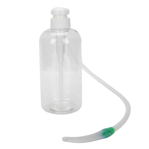 Ano Vagina Irrigador Ducha anal reutilizable Tipo de empuje Lavadora vaginal femenina Sistema de limpieza Limpiador anal de gran capacidad(600 ml) Irrigador Vaginal Ducha Spptty cuidado personal