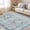 Blue, variant on 9x12 Area Rug for Living Room, Washable Vintage Printed Soft Rugs, Non Slip Low Pile Carpet for Bedroom, Dining Room, Living Room, Green