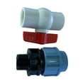 thumbnail image 2 of Tubo de línea de aire de jardín Zulema Conector de acoplamiento de liberación rápida Adaptador de manguera 32 mm 2 vías, 2 of 4