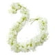 thumbnail image 2 of Guirnalda de ratán con flores de cerezo artificiales | Enredadera colgante de 180 cm en rosa, amarillo y blanco | Decoración para interiores, hogar, árbol de Navidad, chimenea y fiesta de Acción de, 2 of 7