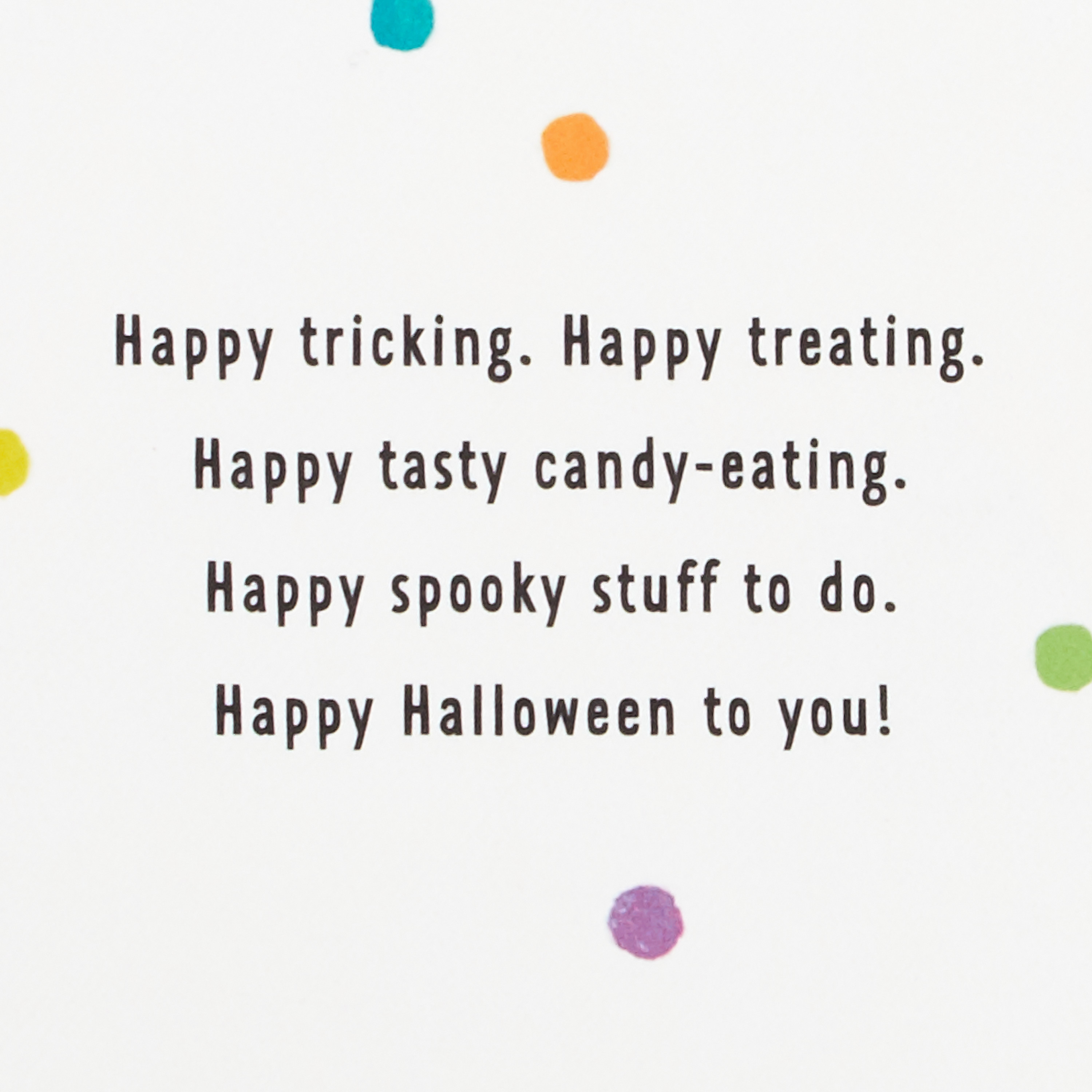 Hallmark Signature Halloween Greeting Card (Pumpkin with Candy)