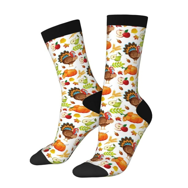 Balery Calcetas Largas con Estampado para Hombre y Mujer – Suaves y Transpirables, Talla Única (US 5-11)