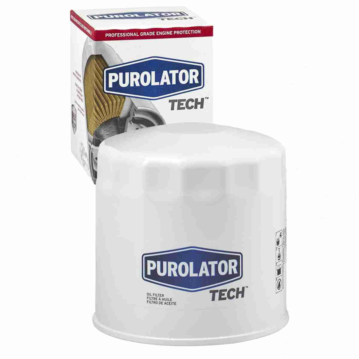 Purolator TECH Engine Oil Filter compatible with Dodge Ram 1500 4.7L 5