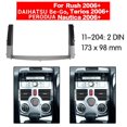 thumbnail image 2 of Marco de tablero de Panel estéreo de Radio de Control de coche 2 Din para Rush/Be-go/Perodua 2006-2010, 2 of 5
