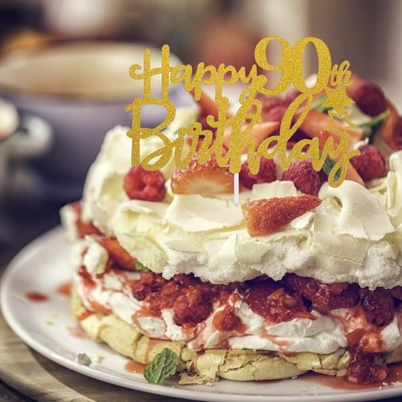 HONMEET 10Pcs PP and PVC Cake Toppers for Birthday Party Decorations