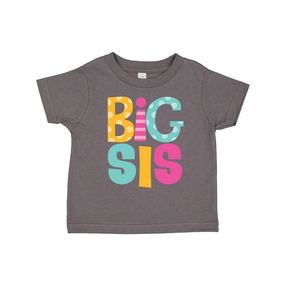 Inktastic Big Sis Announcement New Sister Girls Toddler T-Shirt