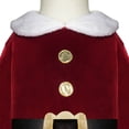thumbnail image 3 of Disfraz de Papá Noel para niña, disfraz de Papá Noel de terciopelo, disfraz de Papá Noel, disfraz de Papá Noel para Navidad, 3 of 3