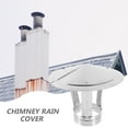 thumbnail image 7 of Pretyzoom Metal Chimney Rain Cap Roof Vent Cover Easy Install Weatherproof Chimney Protector, 7 of 7