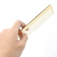 thumbnail image 4 of Peine de Peluquero de Parte Plana Baoblaze Peine de Recorte de Cabello Dorado, 4 of 8