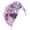 Purple, variant on Kelon Twist Knot Pre-Tied Head Wrap, Soft Cotton Turban Hat, Adjustable Elastic Hijab, Ethnic Lace Up Tube Cap, Chemo Beanie Scarf, Multi-Style Daily Headwear, One Size Heardband
