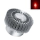 thumbnail image 2 of Inteprter Luz LED de aluminio para pared, montaje con tornillo, 3W, antioxidante, 120 grados, 85-265V, Cable de alimentación para dormitorio, KTV, Iluminación y accesorios Luz roja Inteprter HA002886-03, 2 of 6