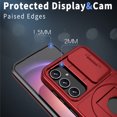 thumbnail image 5 of for Samsung Galaxy S24 Plus Case, Frosted PC Compatible with MagSafe Built-in 360 Rotatable Invisible Kickstand Military Grade Protection Case for Samsung Galaxy S24 Plus, Red, 5 of 6