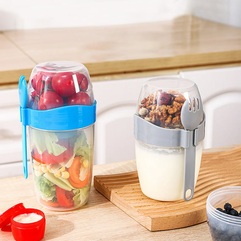 Yoghurt Cup Fruit Cereal Overnight Oats Take 'N Go Food Container