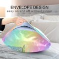 thumbnail image 5 of GZHJMY Rainbow Unicorn Satin Pillowcase for Hair and Skin Silk Pillowcase, Standard Size(20x26 inches) - Slip Cooling Satin Pillow Covers with Envelope Closure, 5 of 7