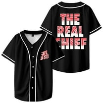 Jey Uso The Real Chief Baseball Jersey V-Neck Shirt Women Men Short Sleeve Streetwear Clothes