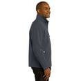 thumbnail image 2 of Port Authority Tall Core Soft Shell Jacket-2XLT (Battleship Grey), 2 of 3