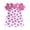 Hot Pink, variant on TOWED22 Baby Girl Clothes 2 Piece Set Short Sleeve Ribbed Flutter Sleeve Top Suspender Trousers Cute Summer Clothing Outfit(Hot Pink,6-9 M)