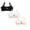 Black 1PCS & Grey 1PCS & Red 1PCS, variant on LRen Little Girl Bras 7-8 Stretchable Training Bras Girl Wireless Sports Bralettes Solid Color Bralette with Built-In Pads Teen Underwear for Girls