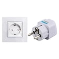 thumbnail image 2 of Universal EU Plug Adapter Conversion Plug Travel Multi-function Socket, 2 of 5