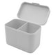 thumbnail image 3 of Recipiente de almacenamiento para hisopos y bolas de algodón Caja para hisopos de algodón Gris, 3 of 9