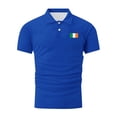 thumbnail image 6 of Vetsdori Mens Short Sleeve Shirts Work Polo Pullover Summer Gift for Men Button up Mesh Quick Dry Outfits Casual T-Shirts for Men St. Patrick's Day, 6 of 6