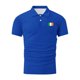 thumbnail image 5 of Blusa y camisa de manga corta con cuello vuelto para hombre, estilo informal, con estampado del Día de San Patricio, botones deportivos, de cedro, de manga corta, con cuello vuelto, de poliéster., 5 of 5