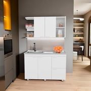 Gallup Sink Kitchen Cabinet, Compact Design with Storage and Sink, Ideal for Kitchens